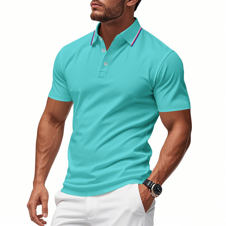 Herren Poloshirt mit modernem Kragen und feuchtigkeitsregulierender Technologie Echoarchiv