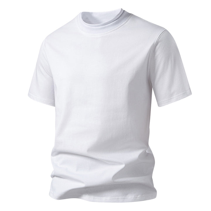 Herren Rundhalsshirt aus hochwertiger Baumwolle mit minimalistischem Design Echoarchiv