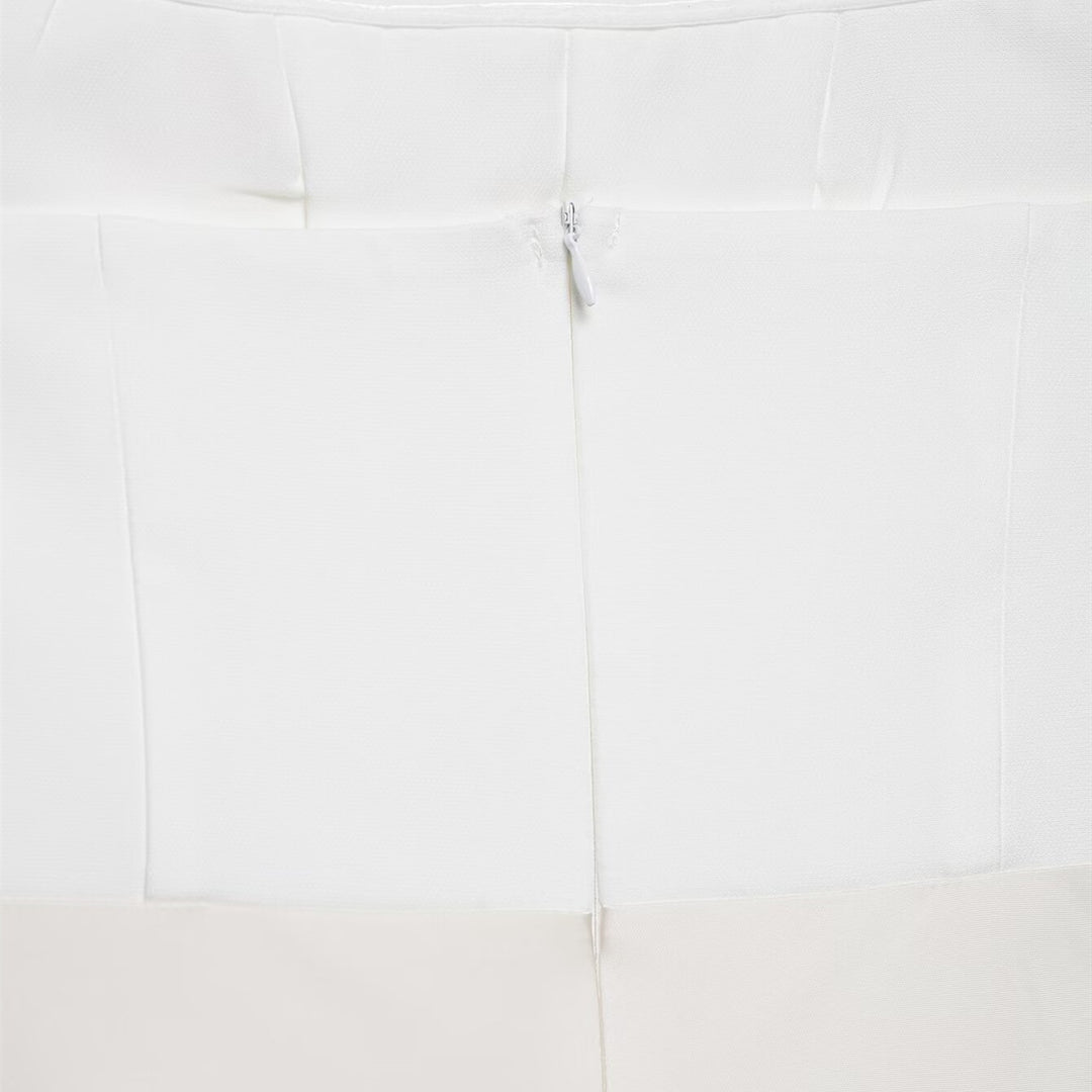 Damen langes Satin Abendkleid mit elegantem Drapé Echo Archiv