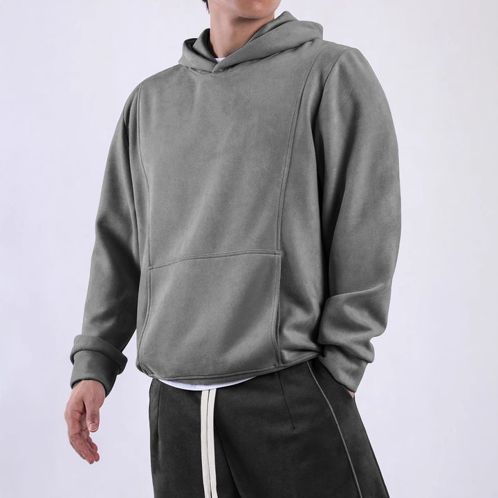 Herren Kapuzenpullover mit praktischem Kängurutaschen-Design und weichem Innenfutter Echoarchiv