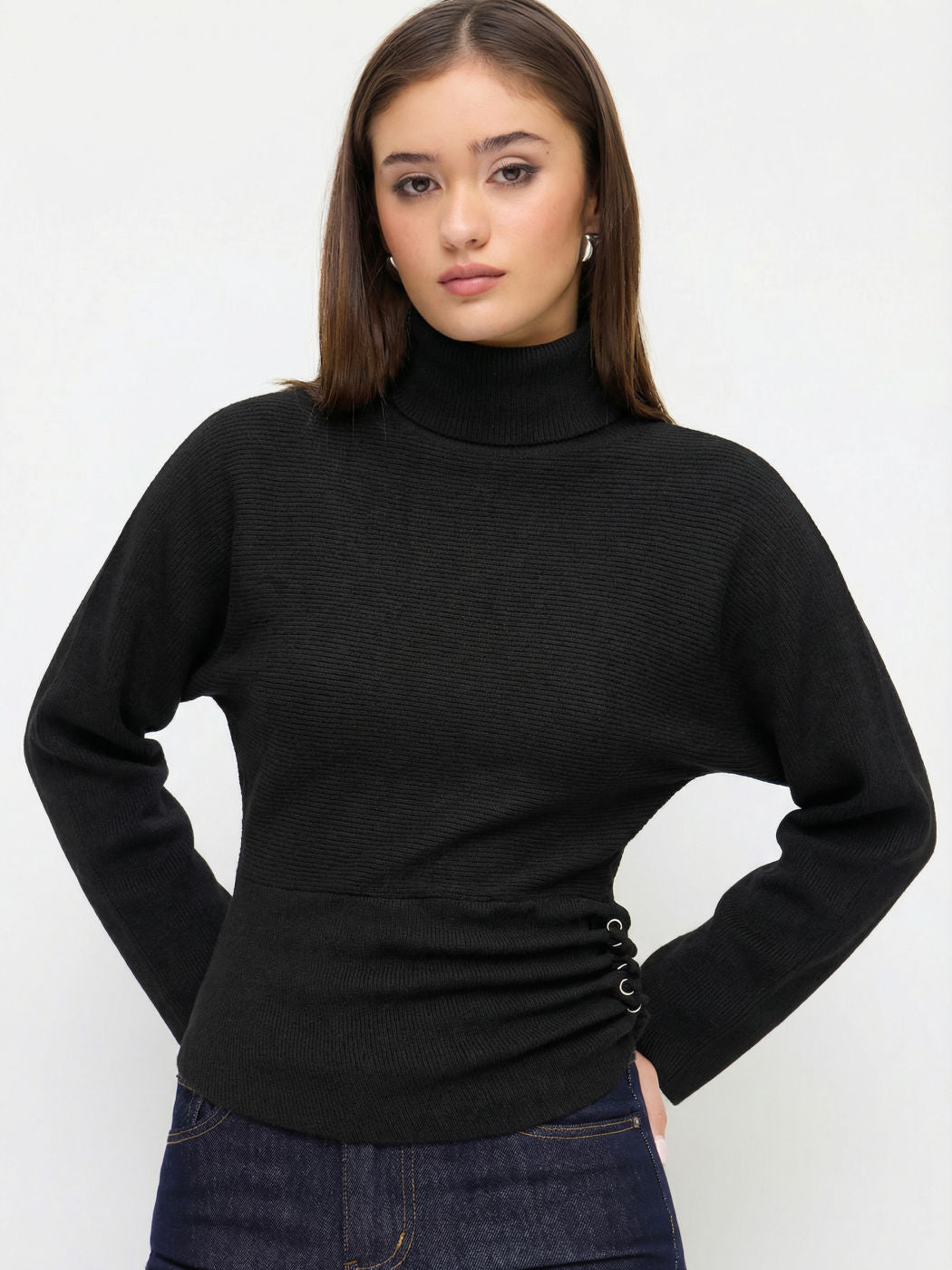 Damen Eleganter Rollkragenpullover Echo Archiv