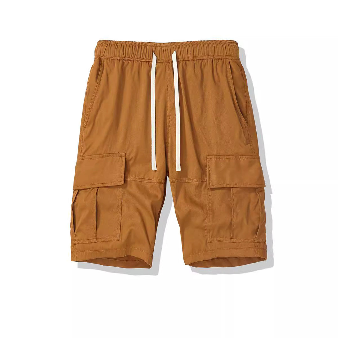 Herren Cargo-Shorts mit elastischem Bund und mehreren Seitentaschen Echoarchiv