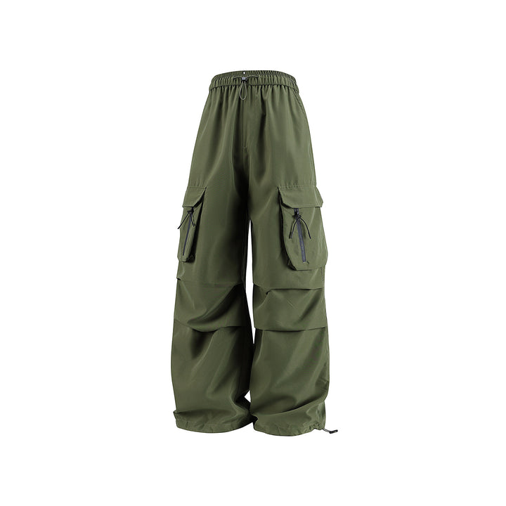 Herren Weite Tech‑Cargo‑Hose mit Elastikbund, Multifach‑Cargotaschen und Kordelabschluss Echo Archiv