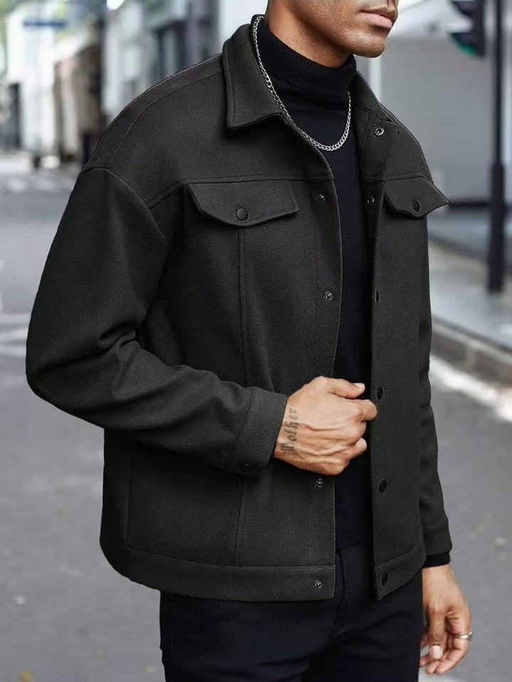 Herren stilvolle Overshirt-Jacke Echoarchiv