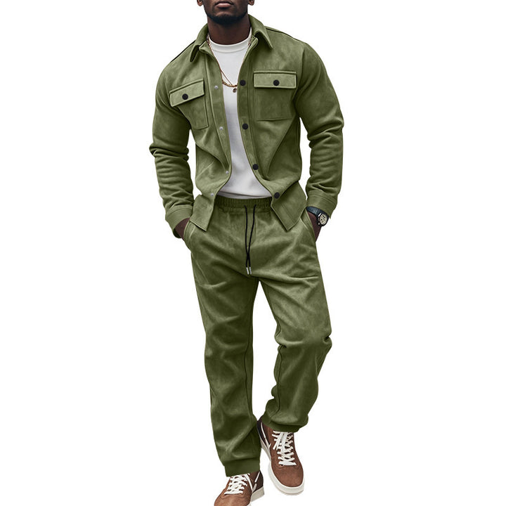 Herren bequeme und stylische Oberteil-Hose Kombination Echoarchiv