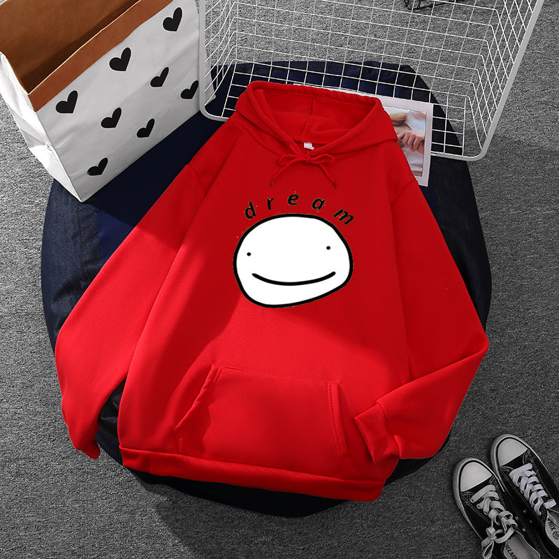 Unisex oversized Kapuzenpullover mit minimalistischem Frontprint und Kängurutasche – Auréline
