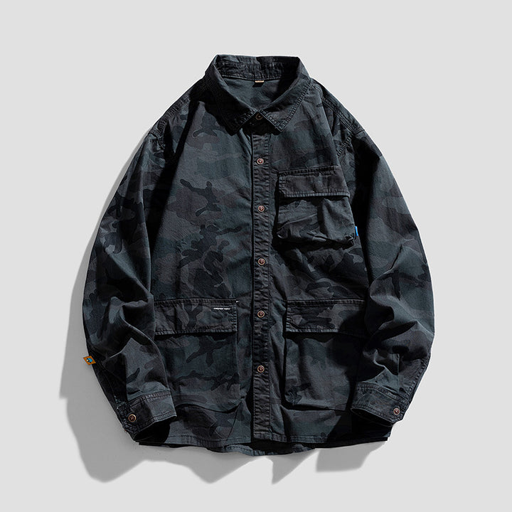 Herren camouflierte Utility-Hemdjacke Echoarchiv