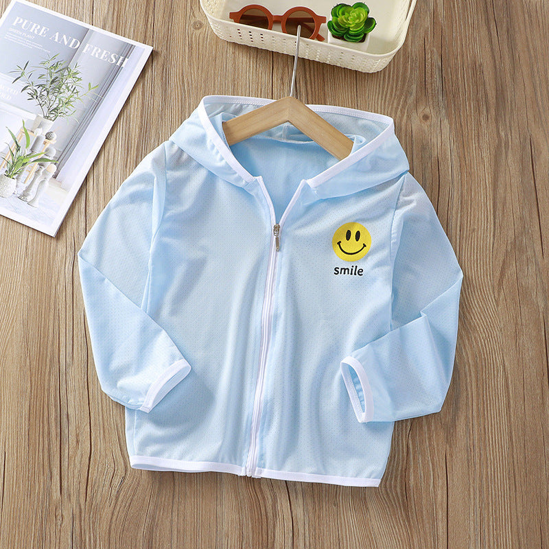 Unisex nan Kinder leichte Kapuzenjacke mit atmungsaktivem Meshstoff und durchgehendem Reißverschluss  Echo Archiv