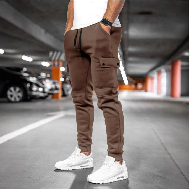Herren Sportliche Cargo-Joggerhose mit praktischen Seitentaschen Echoarchiv