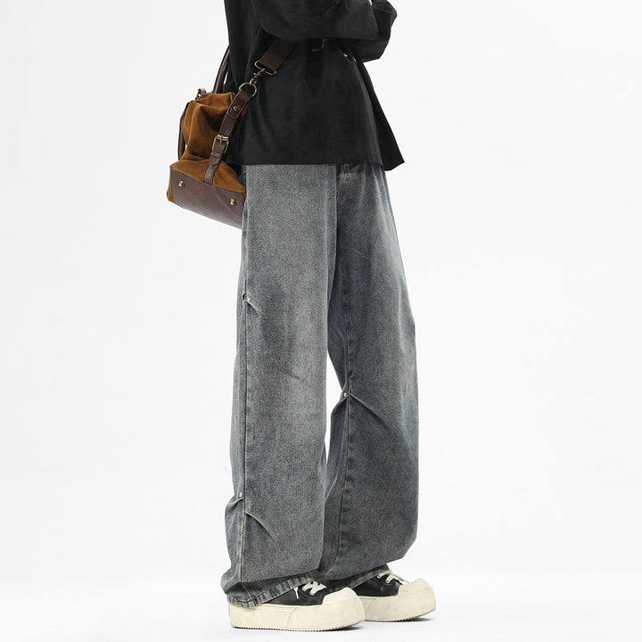 Herren baggy Jeanshose mit lässigem Schnitt und praktischen Taschen Echoarchiv