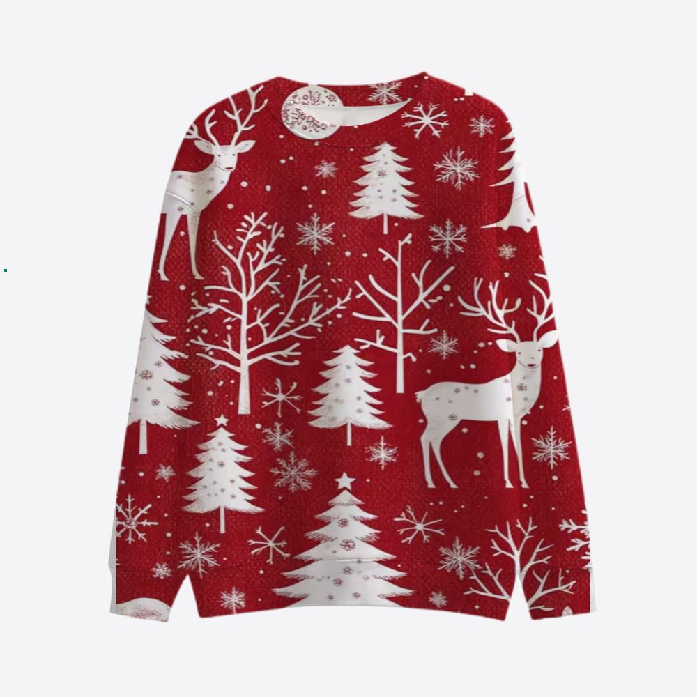 Damen Festlicher Weihnachts-Sweatshirt Echoarchiv