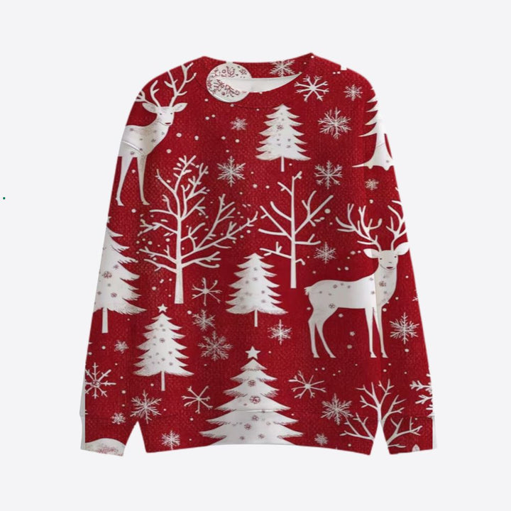 Damen Festlicher Weihnachts-Sweatshirt Echoarchiv