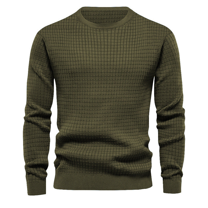 Herren Strukturierter Pullover Echoarchiv