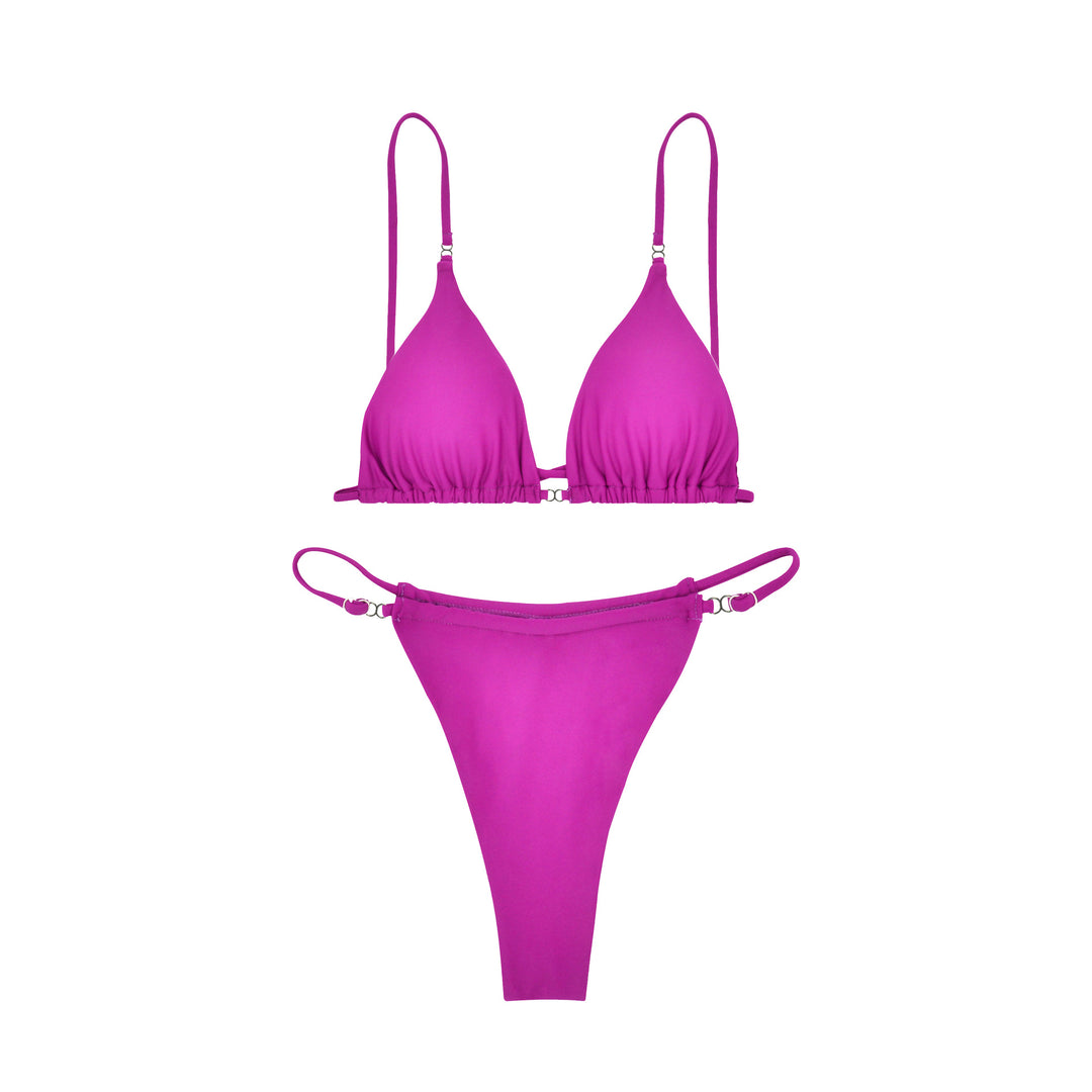 Damen Triangel-Bikini mit feinen Rüschendetails und verstellbaren Trägern Echo Archiv