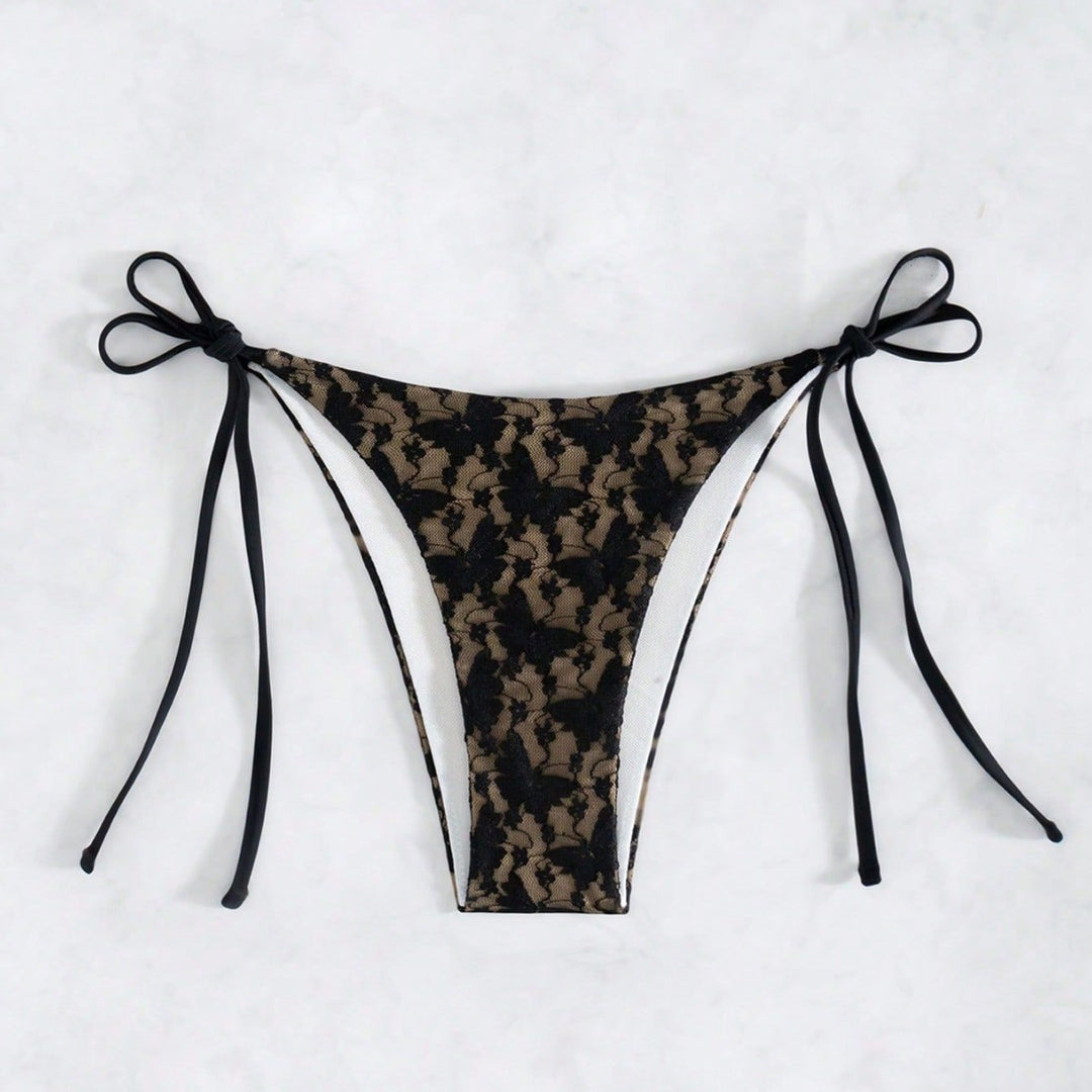 Damen Triangel-Bikini mit zarter Spitzenverzierung Echo Archiv