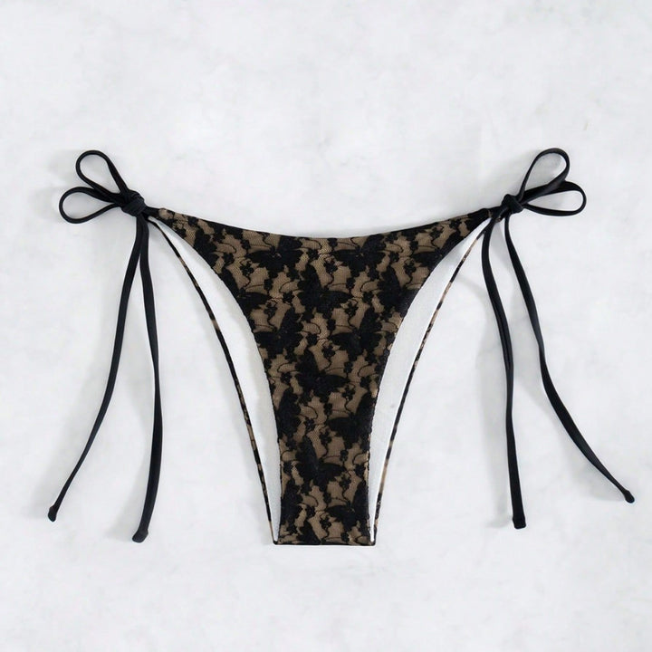 Damen Triangel-Bikini mit zarter Spitzenverzierung Echo Archiv