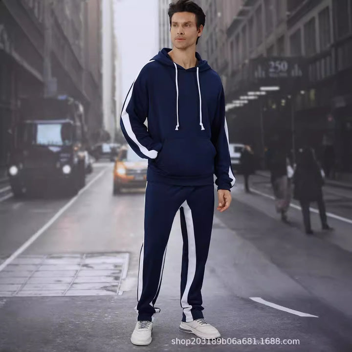 Herren Sportliches Hoodie und Jogginghose Set Echoarchiv