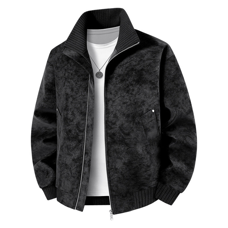 Herren Elegante und stilvolle Kunstlederjacke Echo Archiv