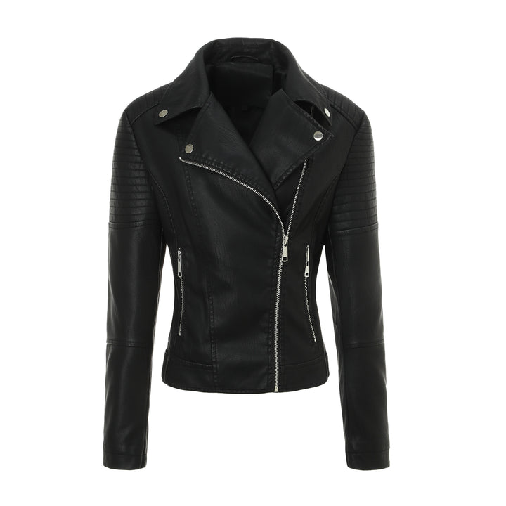 Damen Modische Bikerjacke mit Steppdesign Echo Archiv