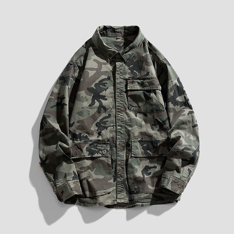 Herren camouflierte Utility-Hemdjacke Echoarchiv