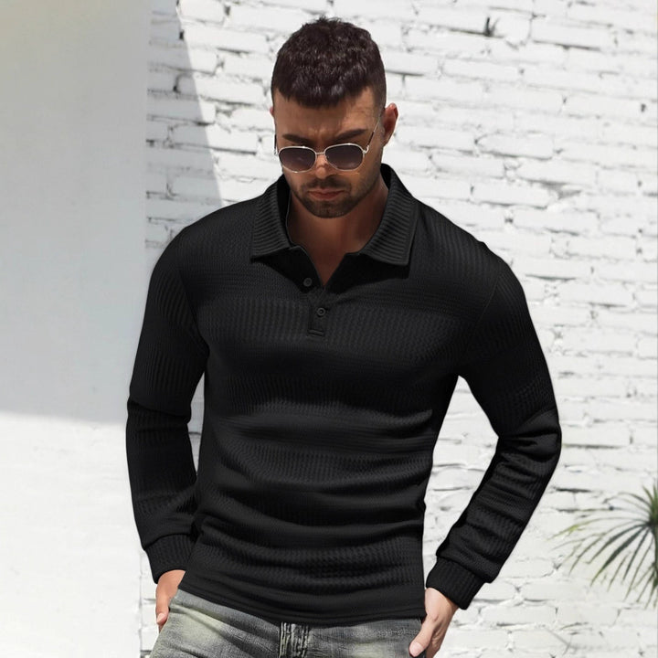 Herren Langarm Poloshirt Echoarchiv