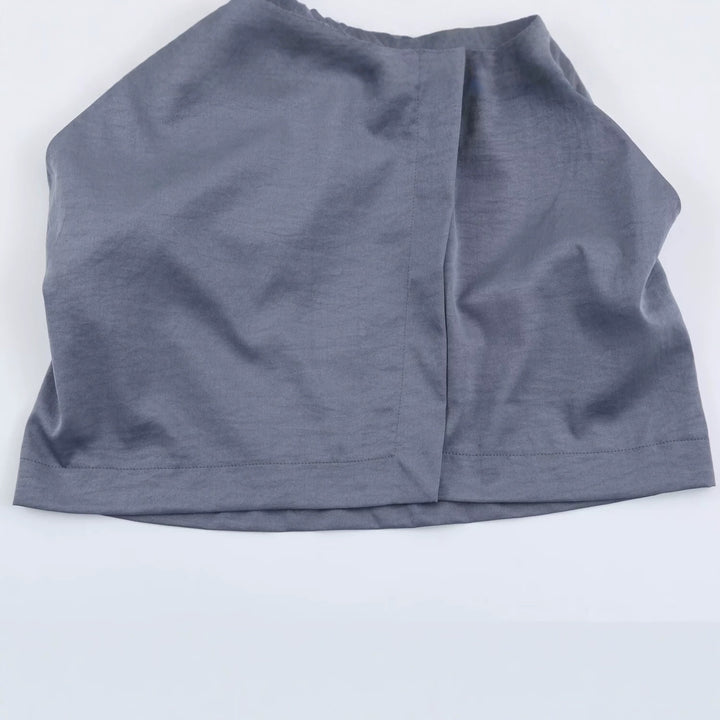 Damen Kimono‑Wickeljacke mit Taillengürtel, weitem Ärmel und asymmetrischen aufgesetzten Taschen Echo Archiv