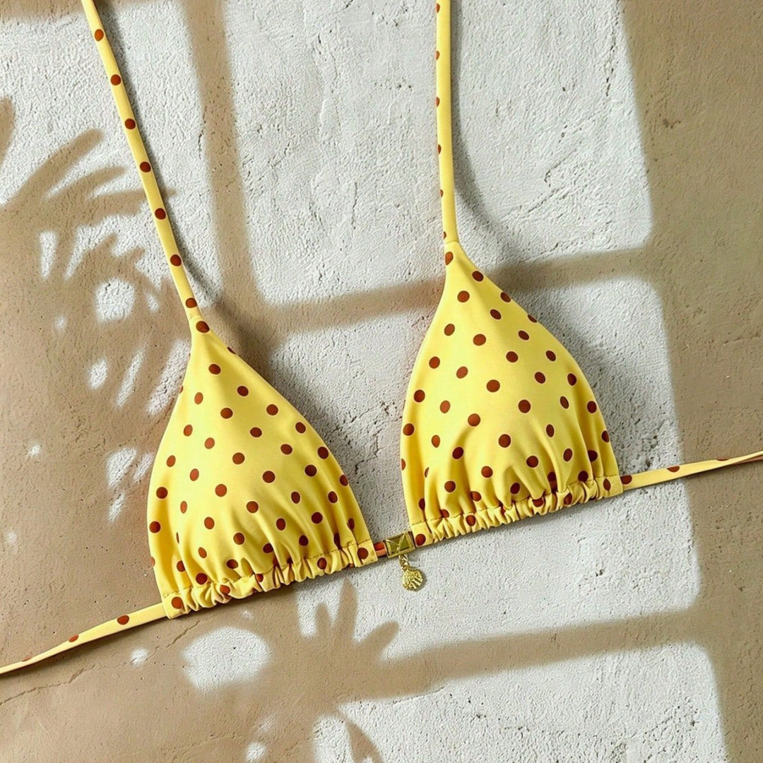 Damen Triangel-Bikinioberteil mit Rüschen Echo Archiv