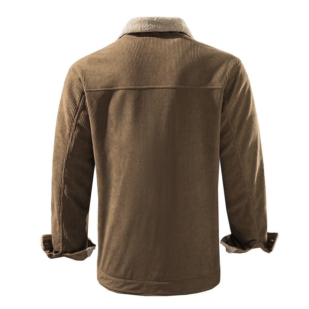 Herren Cord-Jacke mit bequemem Teddyfutter Echoarchiv