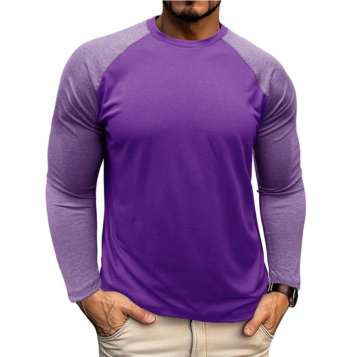 Herren Raglan Langarmshirt mit Kontrastärmeln Echoarchiv