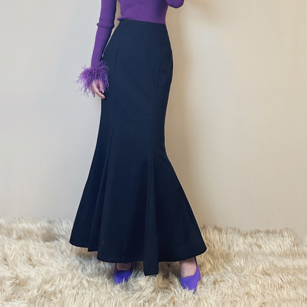 Damen Eleganter Maxirock mit elegantem Schwingdesign Echoarchiv