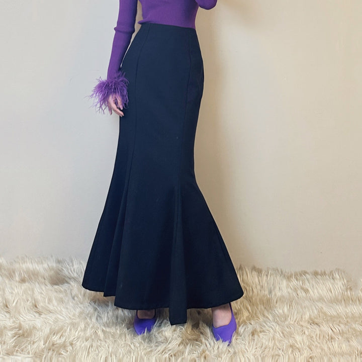 Damen Eleganter Maxirock mit elegantem Schwingdesign Echoarchiv