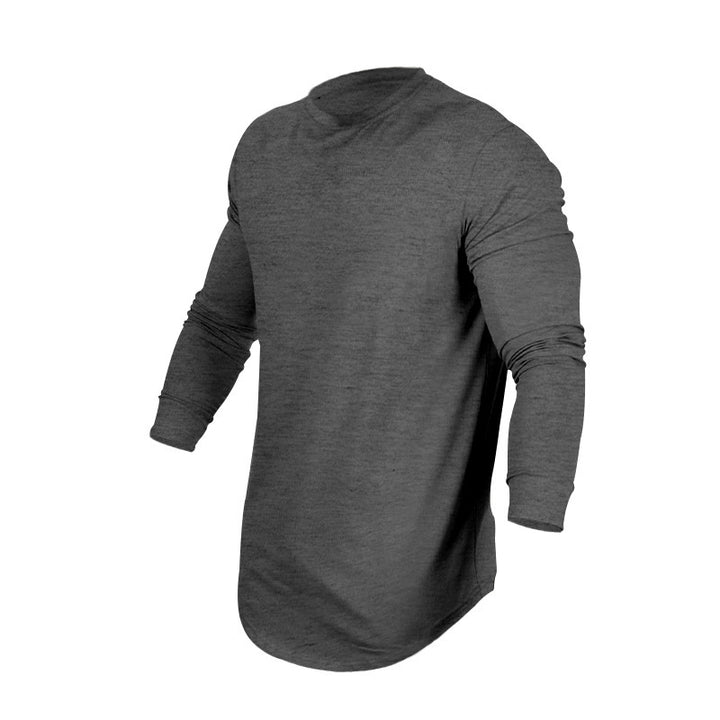 Herren Langarmshirt mit modernem Schnitt und atmungsaktiver Materialien Echoarchiv