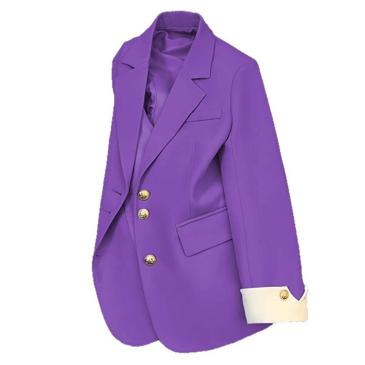 Damen Eleganter Blazer mit goldenen Knöpfen Echo Archiv