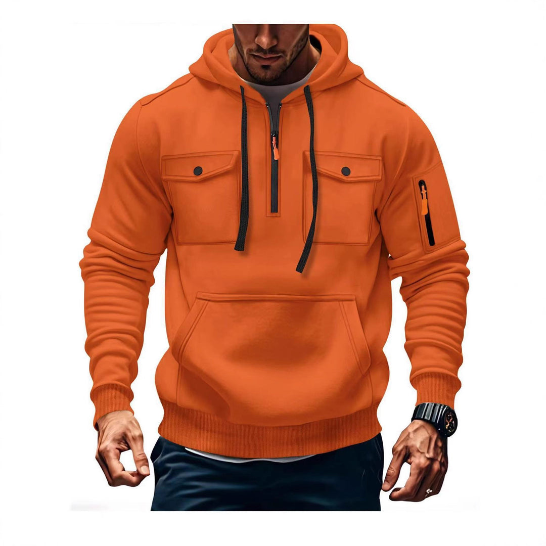 Herren Funktions Hoodie mit praktischen Taschen Echoarchiv