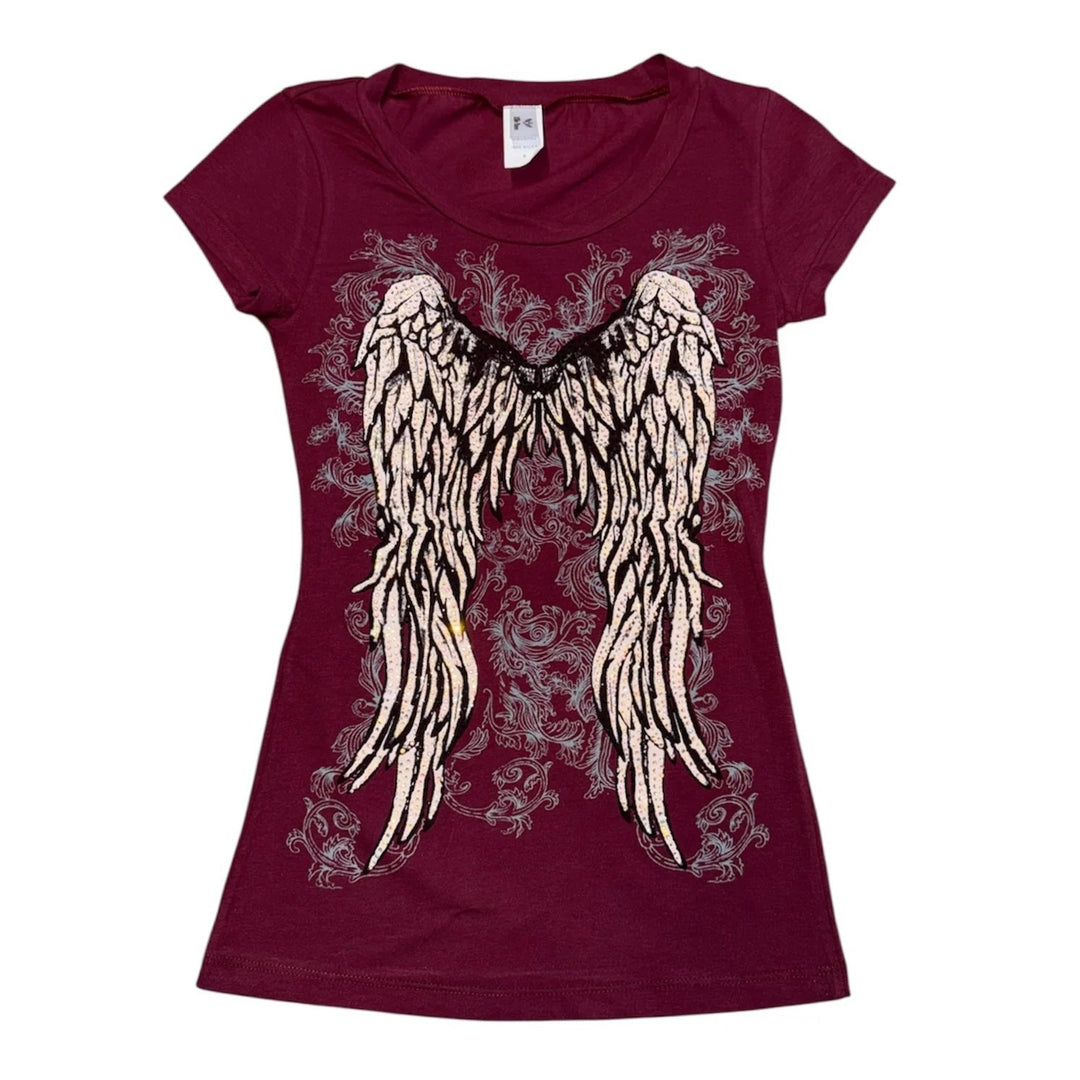 Damen T-Shirt mit Engelprint Echo Archiv