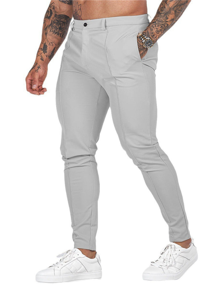 Herren Slim-Fit Anzughose mit eleganten Details Echoarchiv