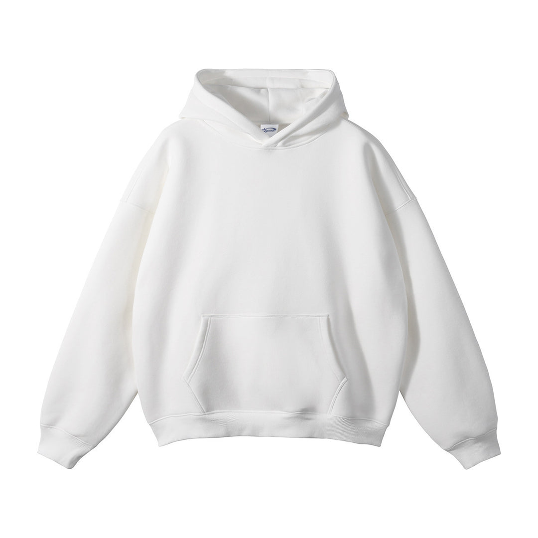 Unisex nan oversized Kapuzenpullover mit Kängurutasche und gerippten Bündchen Echo Archiv