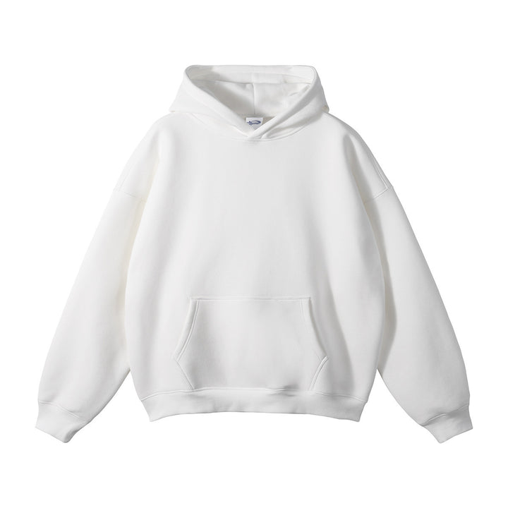 Unisex nan oversized Kapuzenpullover mit Kängurutasche und gerippten Bündchen Echo Archiv