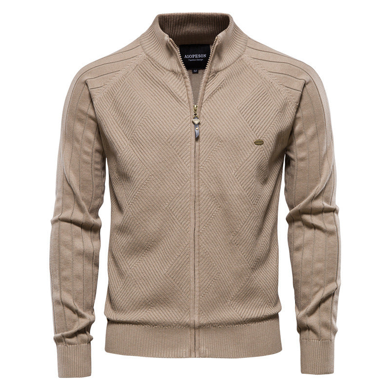 Herren Strickjacke mit Stehkragen Echoarchiv