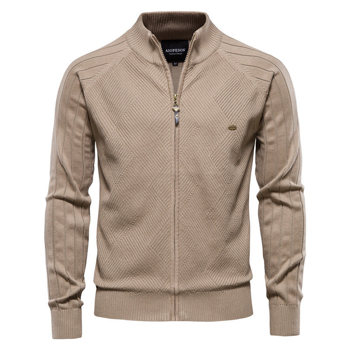 Herren Strickjacke mit Stehkragen Echoarchiv