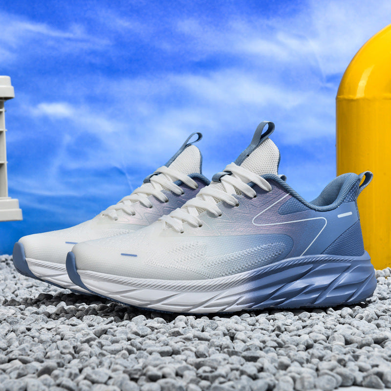 Unisex gedämpfte Straßenlauf-Sneaker mit reaktiver Hohlkern-Zwischensohle und atmungsaktivem Mesh-Upper – Norré