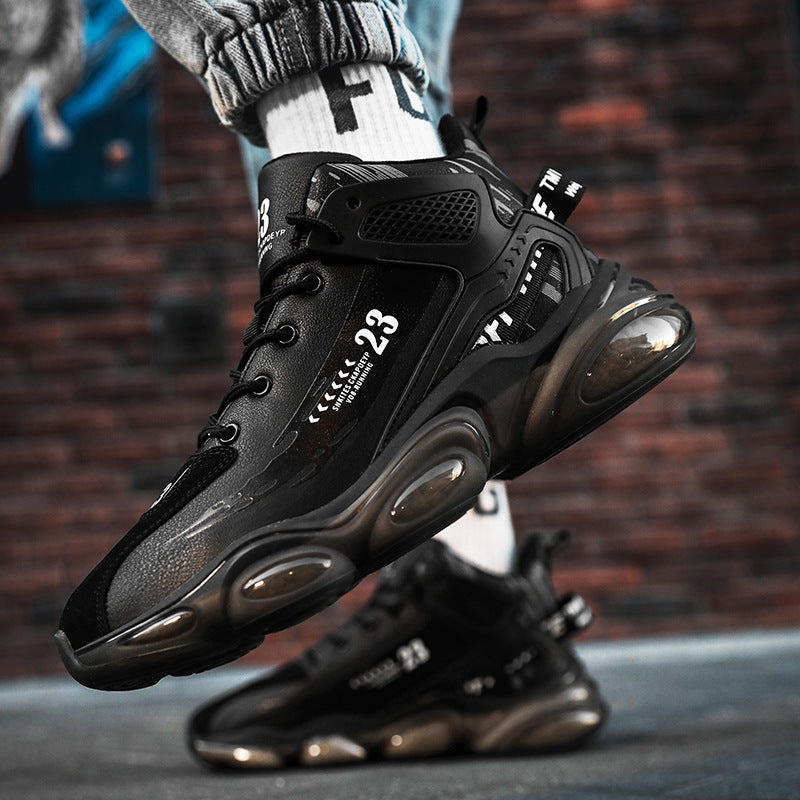 Unisex futuristische Plateau-Sneaker mit sichtbaren Luftkapseln, verstärkter Fersenzone und anatomischer Innensohle – Norré