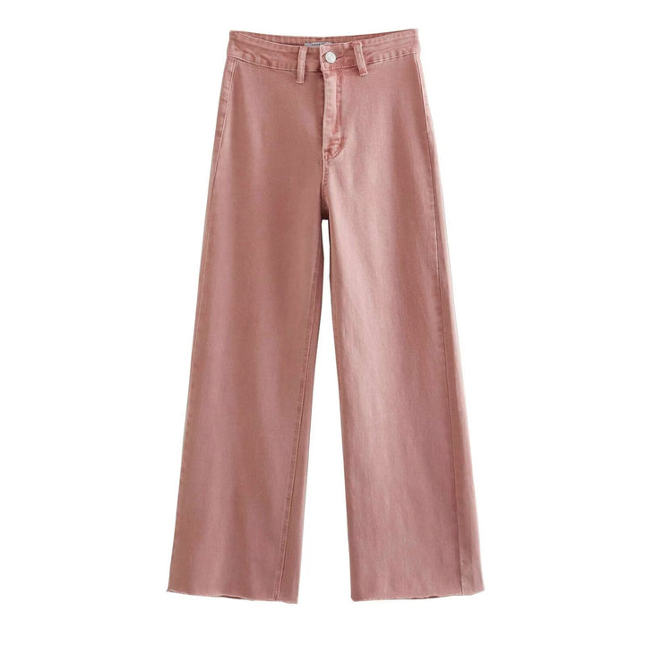 Damen weite High‑Waist Worker‑Hose mit aufgesetzten Gesäßtaschen Echo Archiv
