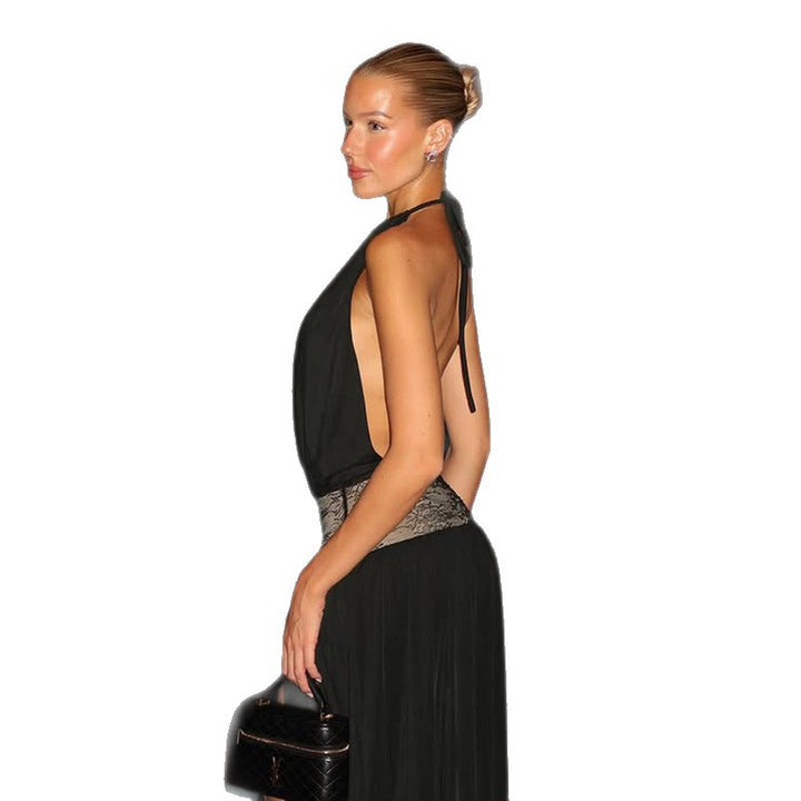 Damen Sommerliches Maxikleid mit Spitzenakzenten Echo Archiv