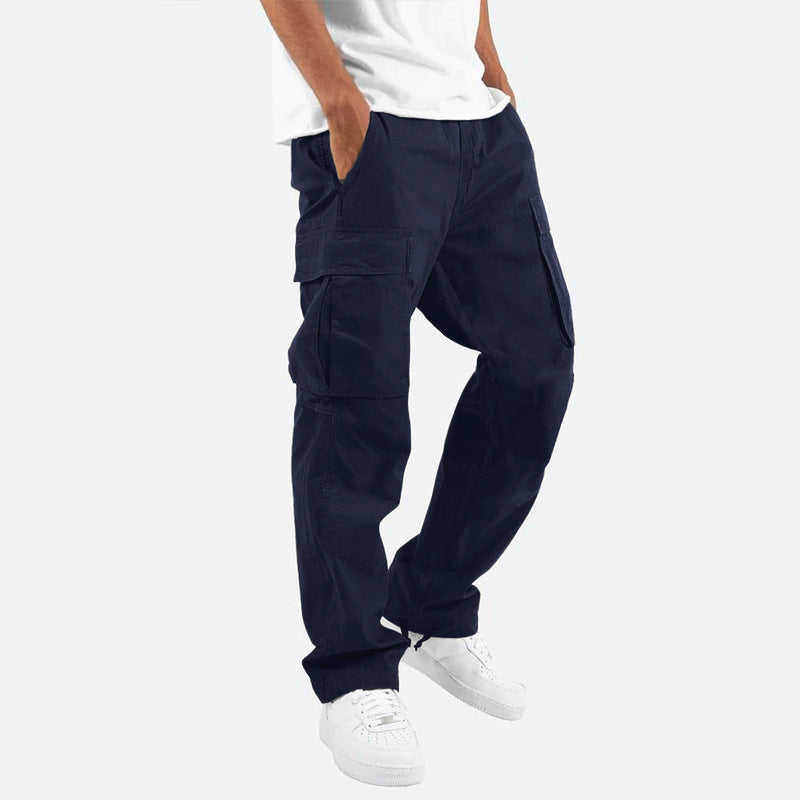 Herren Cargo-Hose mit praktischen Seitentaschen und elastischem Bund Echoarchiv