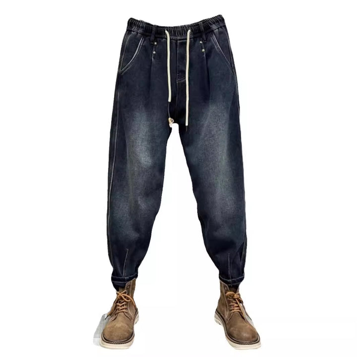 Herren Modische Ripped Jeans mit kreativen Patches Echoarchiv 1788342395