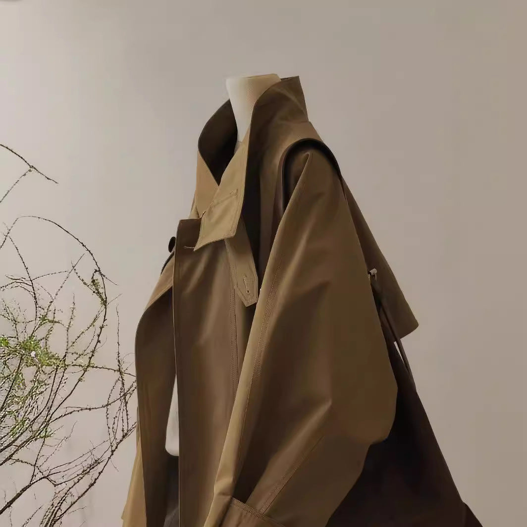 Damen Lässige, übergroße Utility-Jacke Echoarchiv