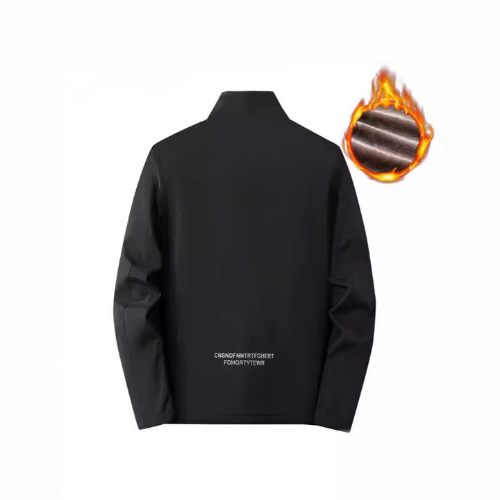 Herren Thermo-Softshelljacke mit durchgehendem Reißverschluss und Teddy-Innenfutter Echoarchiv