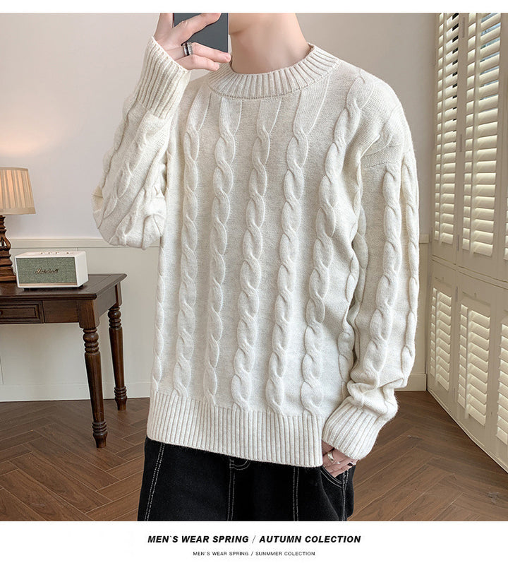 Herren Grobstrickpullover Echoarchiv