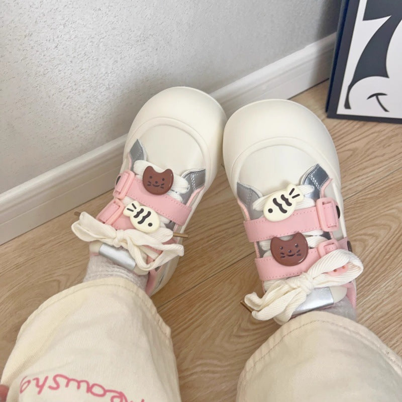 Damen modische Freizeit-Sneaker mit bunten Tierapplikationen Echo Archiv